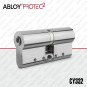 Цилиндр Abloy Protec 2 Hard CY332 ключ-ключ, 128 мм (47х81), хром полированный, закаленный корпус в Одессе
