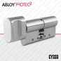 Цилиндр Abloy Protec 2 Hard CY333 ключ-тумблер, 98 мм (42х56), хром полированный, закаленный корпус в Одессе