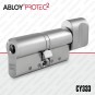 Цилиндр Abloy Protec 2 Hard CY333 ключ-тумблер, 93 мм (47х46), хром матовый, закаленный корпус в Одессе