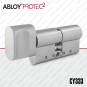 Цилиндр Abloy Protec 2 Hard CY333 ключ-тумблер, 98 мм (37х61), хром матовый, закаленный корпус в Одессе