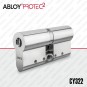 Цилиндр Abloy Protec 2 CY322 ключ-ключ, 102 мм (46х56), хром полированный в Одессе