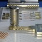 Цилиндр Abus Bravus 4000 Compact ключ-ключ, 80 мм (30х50), латунь матовая в Одессе