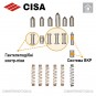 Циліндр CISA C3000 ключ-ключ, 80 мм (40х40) в Одесі