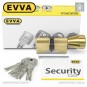 Цилиндр EVVA 4KS ключ-тумблер, 112 мм (46х66), латунь полированная в Одессе