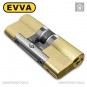 Цилиндр EVVA ICS ключ-ключ, 97 мм (31х66), латунь матовая в Одессе