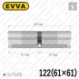 Цилиндр EVVA 4KS ключ-ключ, 122 мм (61х61), латунь полированная Цилиндр EVVA 4KS ключ-ключ, 122 мм (61х61), латунь полированная в Одессе