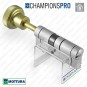 Цилиндр Mottura Champions PRO ключ-шток, 112 мм (81х31), никель матовый в Одессе