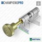 Цилиндр Mottura Champions PRO ключ-шток, 77 мм (46х31), никель матовый в Одессе