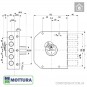 Накладной замок Mottura 20.500 D правый в Одессе