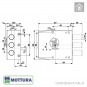 Накладной замок Mottura 20.501 S левый в Одессе