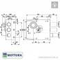 Накладний замок Mottura 20.511 D правий в Одесі