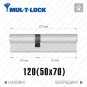 Цилиндр Mul-T-Lock MTL400 (ключ-ключ), 120(50/70), никель матовый в Одессе