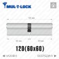 Цилиндр Mul-T-Lock MTL600 (ключ-ключ), 120(60/60), латунь полированная в Одессе