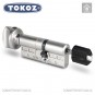 Цилиндр Tokoz PRO 400 ключ-тумблер, 123 мм (58х65), никель матовый в Одессе