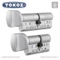 Цилиндр Tokoz PRO 300 ключ-тумблер, 115 мм (75х40), никель матовый в Одессе