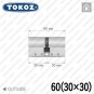 Циліндр Tokoz PRO 300 ключ-ключ, 60 мм (30х30), нікель матовий в Одесі