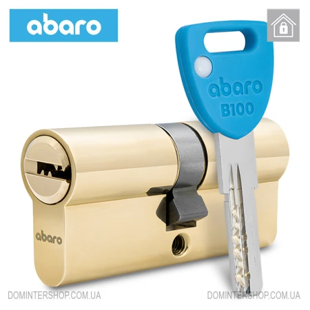 Циліндр Abaro B100 (ключ-ключ), 60(30/30), латунь полірована
