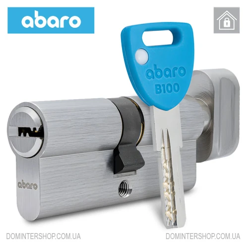 Купить Цилиндр Abaro B100 (ключ-вертушка), 90(40/50), никель сатин Одесса