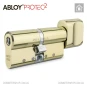 Цилиндр Abloy Protec 2 Hard CY333 ключ-тумблер, 73 мм (32х41), латунь полированная, закаленный корпус в Одессе