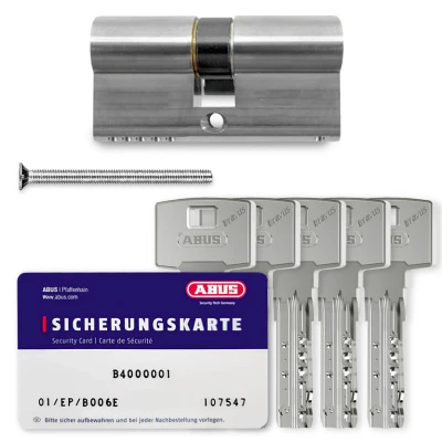 Цилиндр Abus Bravus 4000 Compact (ключ-ключ), 70(35/35), никель матовый