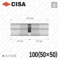 Цилиндр CISA RX ключ-ключ, 100 мм (50х50) в Одессе