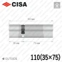 Цилиндр CISA RX ключ-ключ, 110 мм (35х75) Цилиндр CISA RX ключ-ключ, 110 мм (35х75) в Одессе