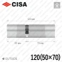 Цилиндр CISA RX ключ-ключ, 120 мм (50х70) Цилиндр CISA RX ключ-ключ, 120 мм (50х70) в Одессе