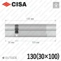 Циліндр CISA RX ключ-ключ, 130 мм (30х100) в Одесі