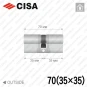 Цилиндр CISA RX ключ-ключ, 70 мм (35х35) в Одессе