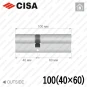 Цилиндр CISA C3000 ключ-ключ, 100 мм (40х60) в Одессе