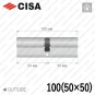 Цилиндр CISA C3000 ключ-ключ, 100 мм (50х50) в Одессе