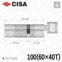 Циліндр CISA RX ключ-тумблер, 100 мм (60х40) в Одесі