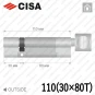 Цилиндр CISA RX ключ-тумблер, 110 мм (30х80) в Одессе