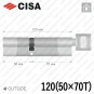 Цилиндр CISA RX ключ-тумблер, 120 мм (50х70) в Одессе