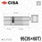 Цилиндр CISA RX ключ-тумблер, 95 мм (35х60) в Одессе