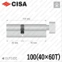 Цилиндр CISA C3000 ключ-тумблер, 100 мм (40х60) в Одессе