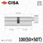 Цилиндр CISA C3000 ключ-тумблер, 100 мм (50х50) в Одессе