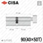 Цилиндр CISA C3000 ключ-тумблер, 90 мм (40х50) в Одессе