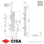 Электромеханический замок Cisa 16.215.25 Электромеханический замок Cisa 16.215.25 в Одессе