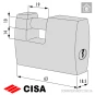 Замок Cisa LL 21610.63 в Одессе
