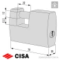 Замок Cisa LL 21610.70 в Одессе