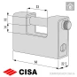 Замок Cisa LL 21810.65 в Одессе
