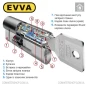 Цилиндр EVVA 3KS ключ-ключ, 62 мм (31х31), латунь в Одессе