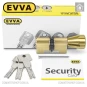Цилиндр EVVA 4KS ключ-тумблер, 147 мм (86х61), латунь полированная, три ключа в Одессе