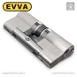 Цилиндр EVVA EPS ключ-ключ, 72 мм (31х41), никель матовый, три ключа в Одессе