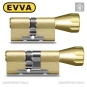 Цилиндр EVVA EPS ключ-тумблер, 147 мм (81х66), латунь матовая, три ключа в Одессе