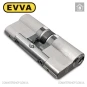 Цилиндр EVVA ICS ключ-ключ, 72 мм (31х41), никель матовый, три ключа в Одессе