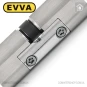 Цилиндр EVVA ICS ключ-ключ, 72 мм (31х41), никель матовый, три ключа в Одессе