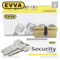 Цилиндр EVVA ICS ключ-ключ, 72 мм (31х41), латунь матовая, три ключа в Одессе