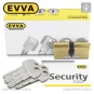 Цилиндр EVVA ICS ключ-ключ, 87 мм (41х46), латунь матовая, пять ключей в Одессе